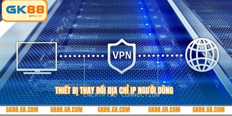 Thiết bị thay đổi địa chỉ IP người dùng