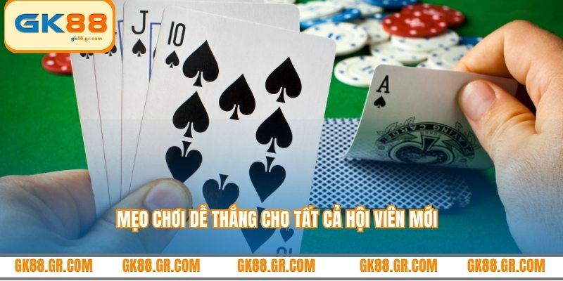 Mẹo chơi dễ thắng cho tất cả hội viên mới